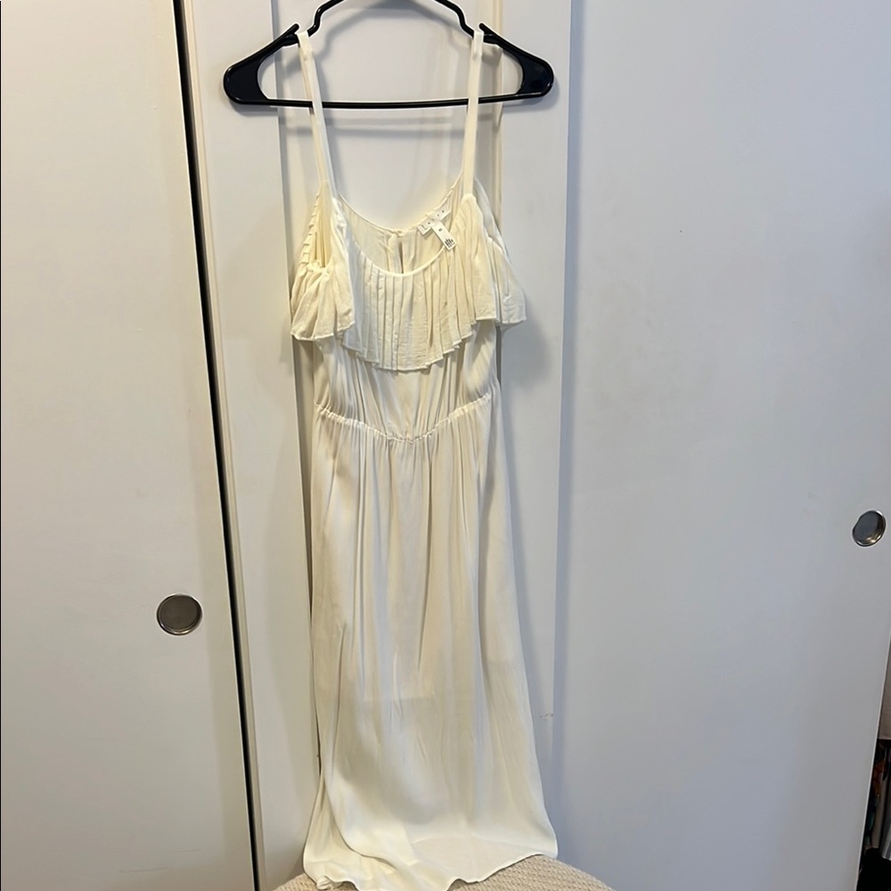 Leith Cream Midi Dress